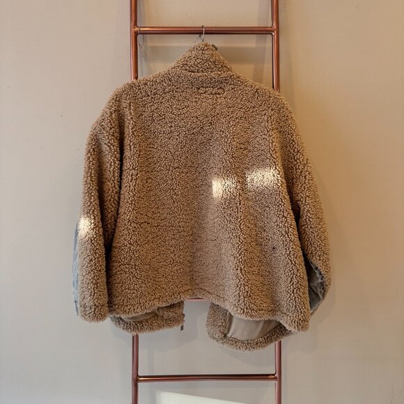 Anthropologie BLANKNYC 'Fuzzy Wuzzy' Denim Sherpa Jacket - Picture 2 of 6